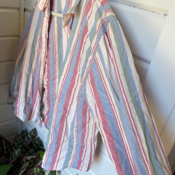 Vintage Talbots Linen Button-Down Blouse - Picture 2 of 7